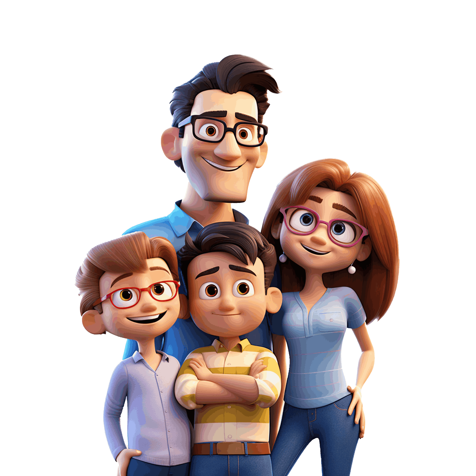 A happy family engaging in a tech-free activity, promoting connection.